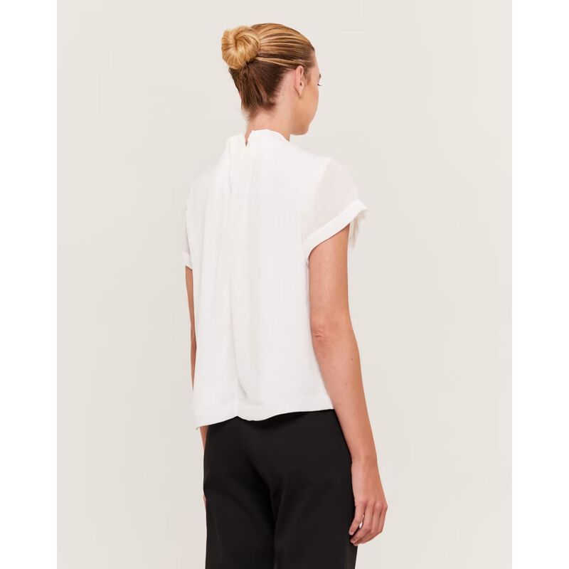 SABA Willa High Neck Ss Top image number 5